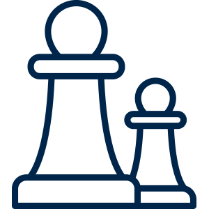 Icon of chess pieces