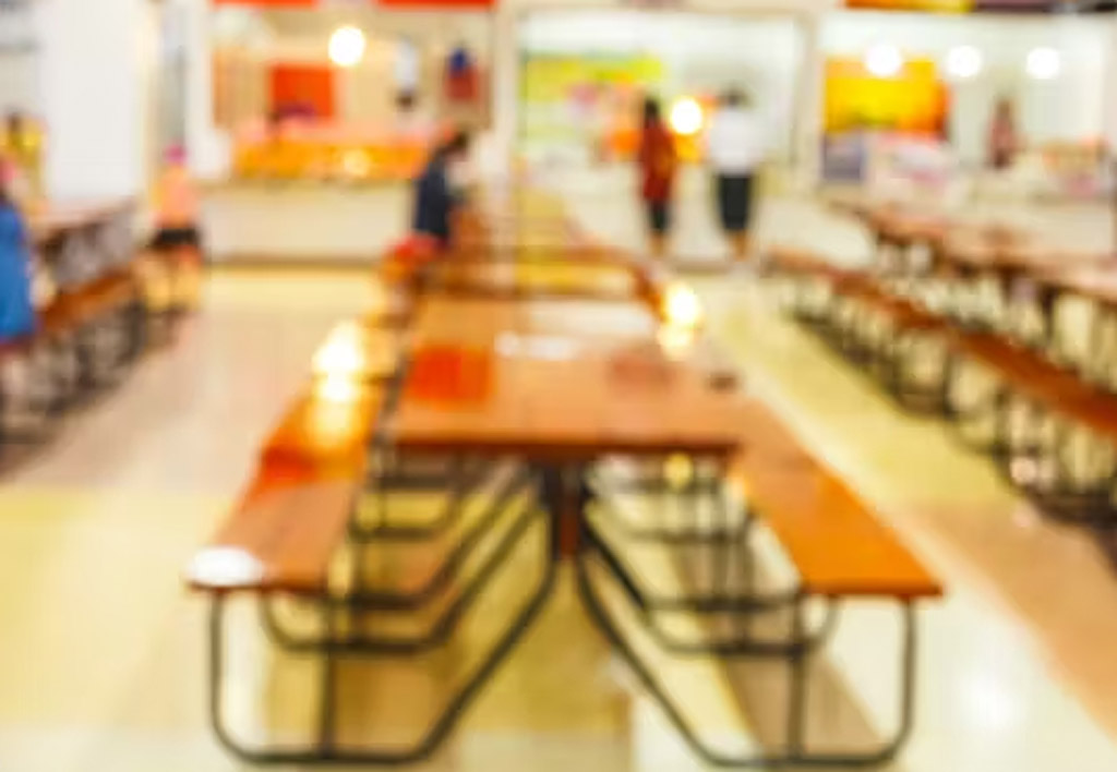 A photo of tables
