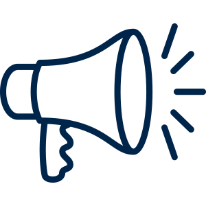 Icon of a megaphone